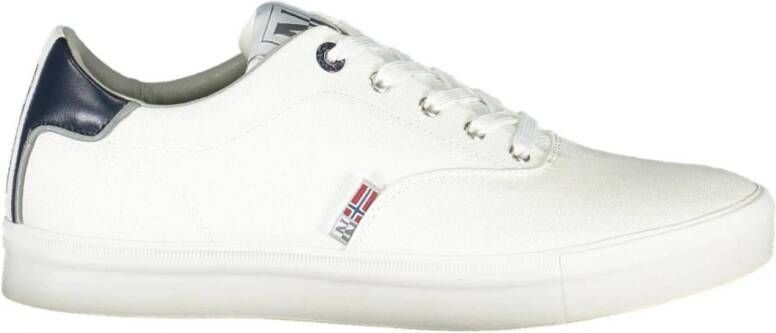 Napapijri Witte Sneakers met Contrasterende Accenten White Heren - Foto 1