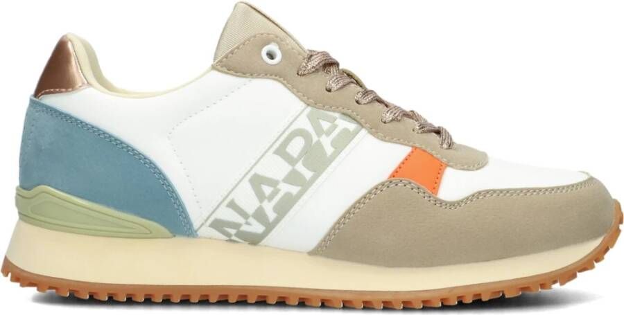 Napapijri Witte Lage Sneakers Astra Multicolor Dames