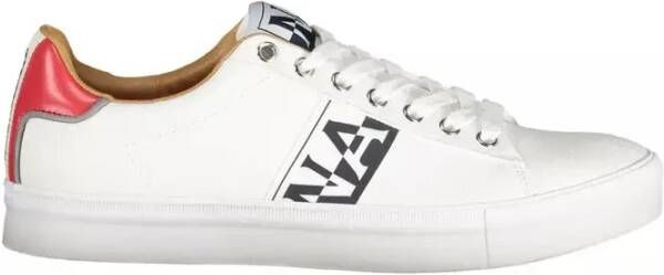 Napapijri Witte Polyester Heren Sneakers White Heren