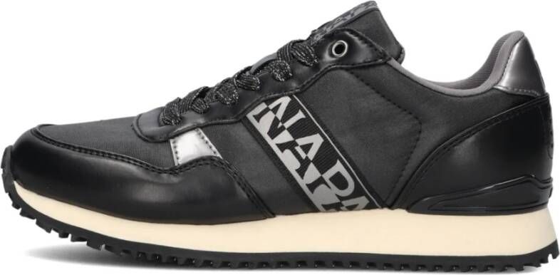 Napapijri Zwarte Astra Lage Sneakers Black Dames