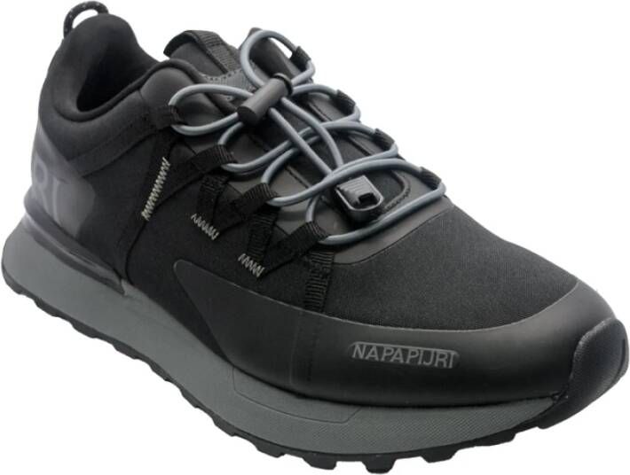 Napapijri Zwarte Polyester Sneakers F4Valley01 Nyl Black Heren