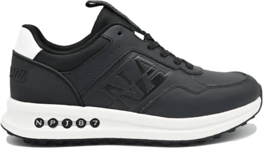 Napapijri Zwarte Sneakers F2 Slate Stijl Black Heren