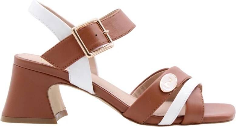 Nathan-Baume Hoge hak sandalen voor vrouwen Brown Dames