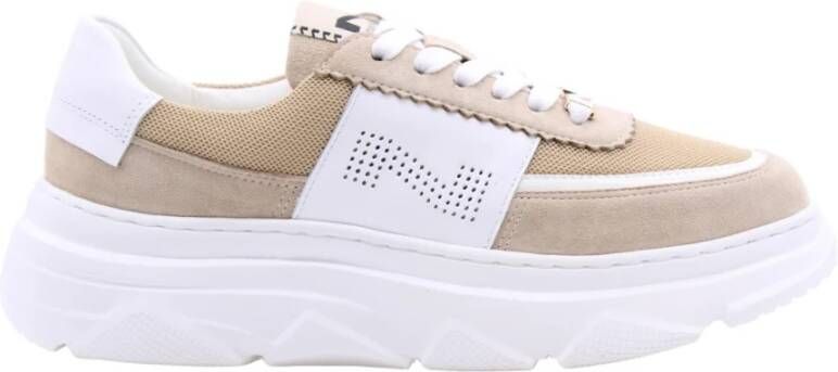 Nathan-Baume Stijlvolle Dames Sneakers Beige Dames