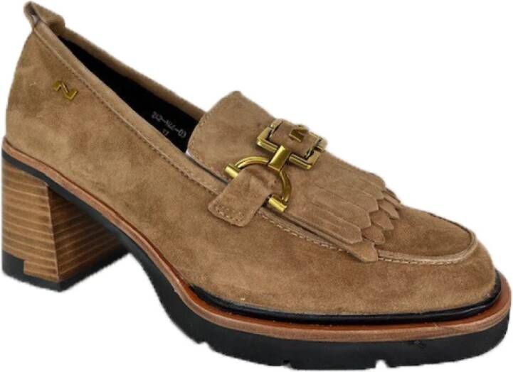 Nathan-Baume Stijlvolle Loafers voor Dames Brown Dames