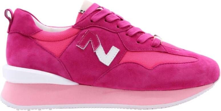 Nathan-Baume Stijlvolle Macon Sneakers voor Vrouwen Pink Dames