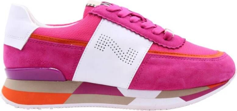 Nathan-Baume Stijlvolle Marville Sneakers voor Vrouwen Pink Dames