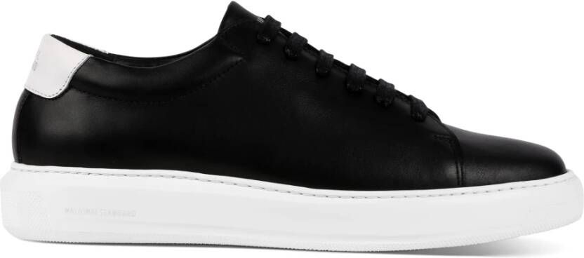 National Standard Handgemaakte Ethical Sneakers Zwart Wit Black Heren