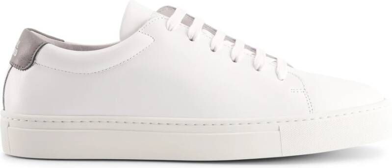 National Standard Handgemaakte Ethische Sneakers Wit Grijs White Heren