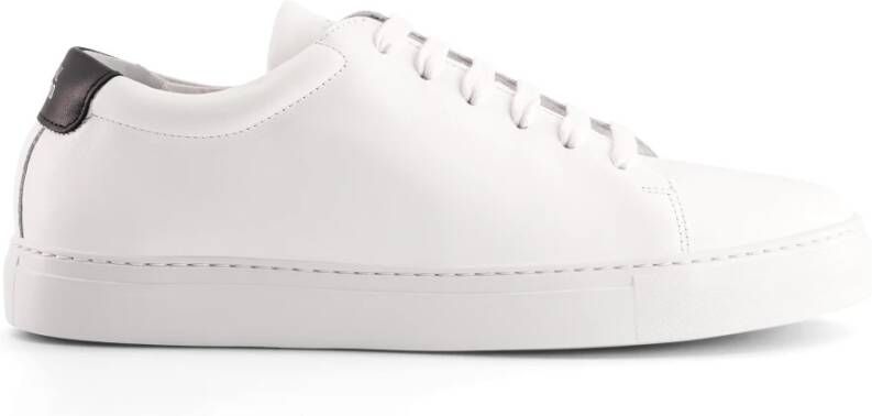 National Standard Handgemaakte Ethische Sneakers Wit Zwart White Heren