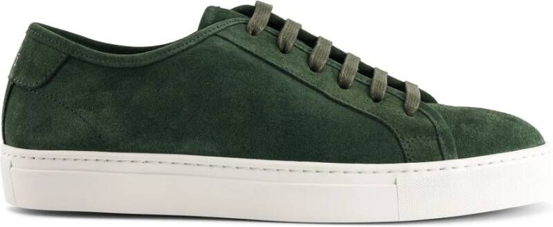 National Standard Handgemaakte Groene Suède Sneakers Green Heren