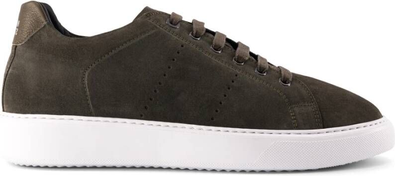 National Standard Handgemaakte Suede Sneakers Green Heren