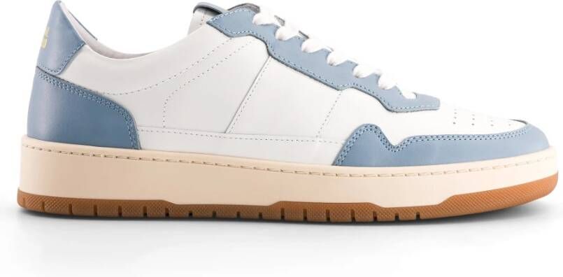 National Standard Handgemaakte White Ciel Sneakers Blue Heren