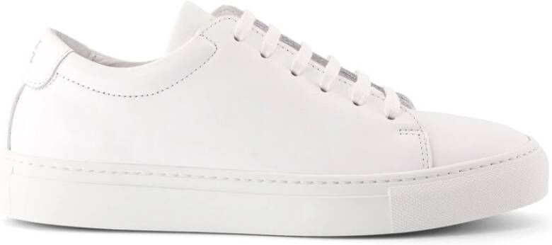 National Standard Handgemaakte Witte Monochrome Sneakers White Dames