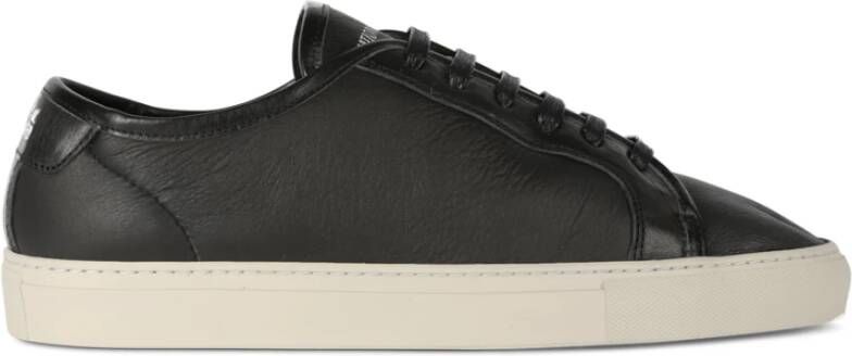 National Standard Handgemaakte Zwarte Shearling Sneakers Black Dames