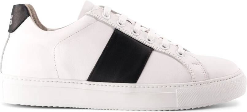 National Standard Handgemaakte Zwarte Sneakers White Heren