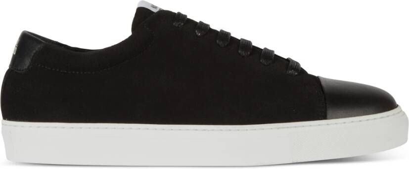 National Standard Handgemaakte Zwarte Suède Sneakers Black Heren