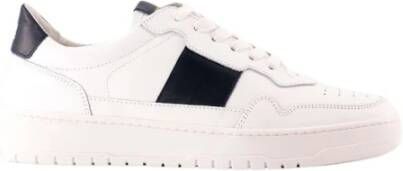 National Standard Met de hand vervaardigde Navy Band Sneakers White Heren