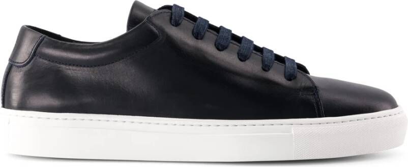 National Standard Met de hand vervaardigde Navy Patina Sneakers Blue Heren