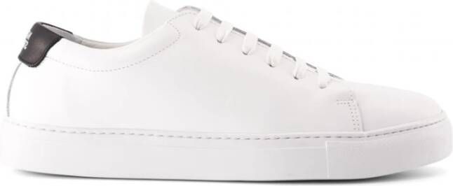 National Standard Premium Leren Sneakers Black Edition White Heren