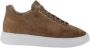 National Standard Handgemaakte Ethische Suède Sneakers Brown Heren - Thumbnail 13