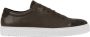 National Standard Premium Sneakers in Khaki Leer Fluweel Green Heren - Thumbnail 1