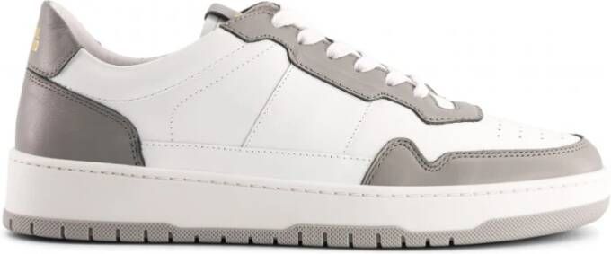 National Standard Handgemaakte Ethische Sneakers Wit Grijs Gray Heren