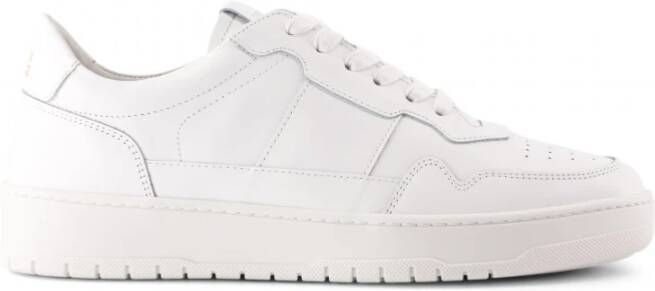 National Standard Handgemaakte Witte Monochrome Sneakers White