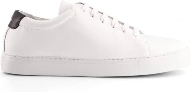 National Standard Handgemaakte Ethische Sneakers Wit Zwart White Heren