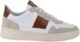 National Standard Handgemaakte Cognac Suede Sneakers Brown Heren - Thumbnail 1