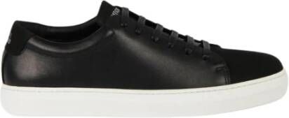 National Standard Handgemaakte Zwarte Nubuck Sneakers Black Heren