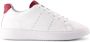 National Standard Handgemaakte Ethische Sneakers Wit Rood White Heren - Thumbnail 1