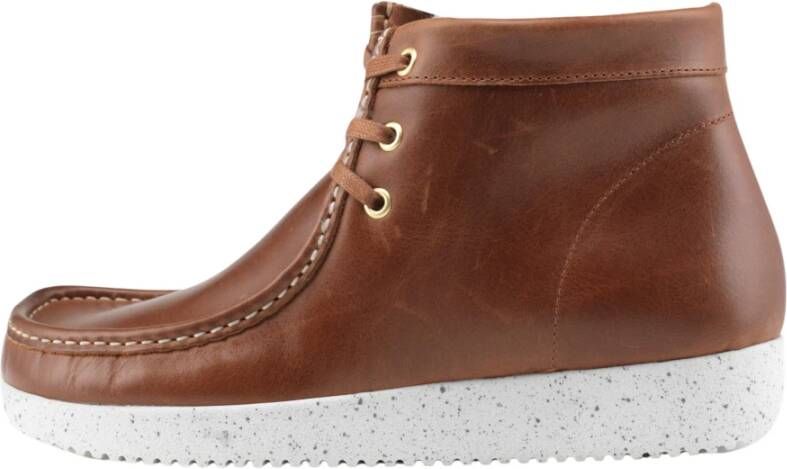 Nature Footwear Anton Gevoerde Laars Leer Brown Heren