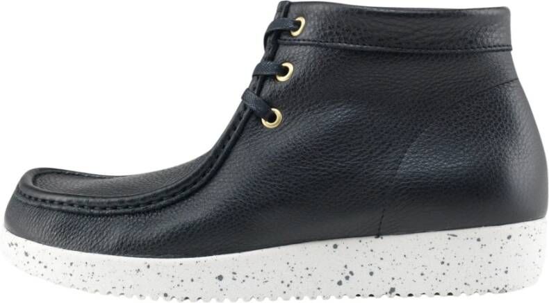 Nature Footwear Anton Laars Leer Black Heren