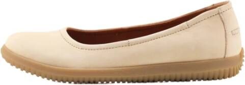 Nature Footwear Ballerina Nubuck Cream Bio Beige Dames