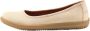 Nature Footwear Ballerina Nubuck Cream Bio Beige Dames - Thumbnail 1