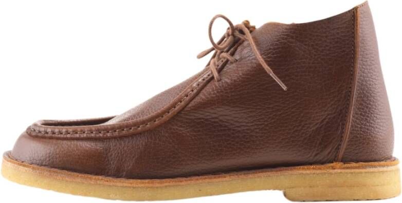 Nature Footwear Elias Leren Laars Tabak Brown Heren