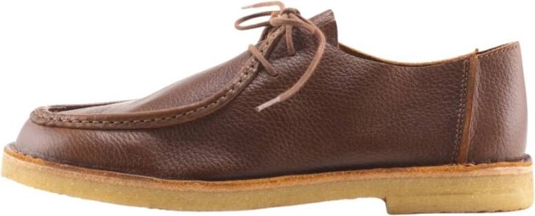 Nature Footwear Emil Leren Schoenen Brown Heren