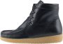 Nature Footwear Gevoerde Leren Laars Zwart Black Dames - Thumbnail 1