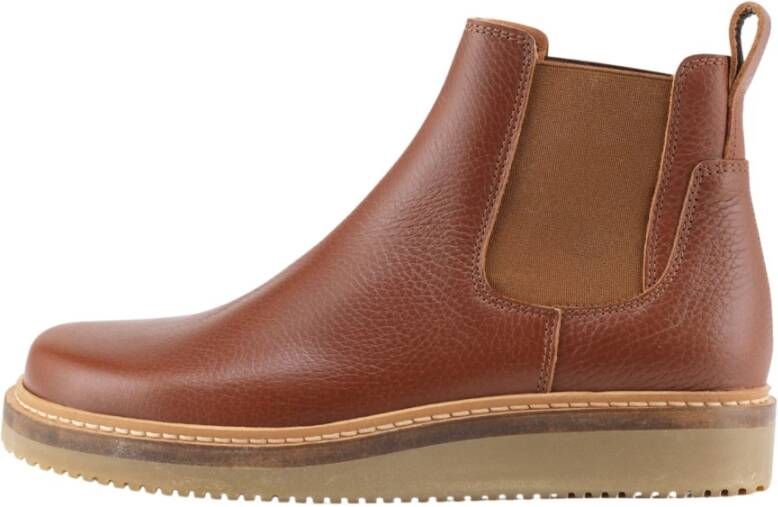 Nature Footwear Gry Laars Waxy Leer Brown Dames