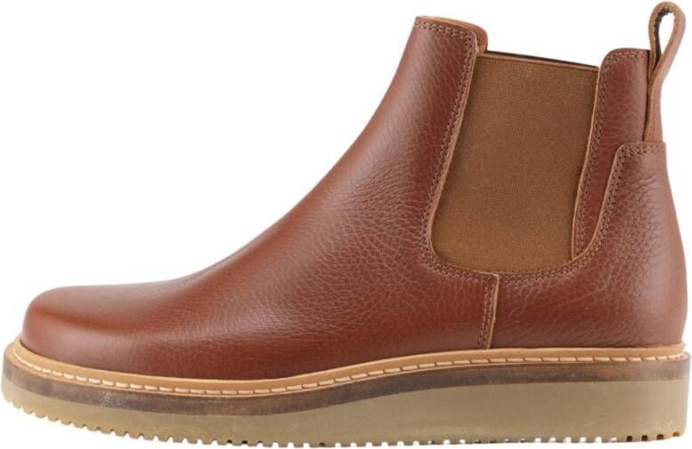 Nature Footwear Gry Laars Waxy Leer Brown Dames