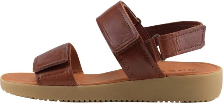 Nature Footwear Karen Sandal Pull Up Leather Brown Dames