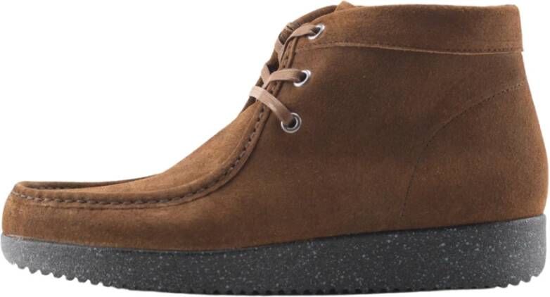 Nature Footwear Mahonie Olie Suède Laars Brown Heren