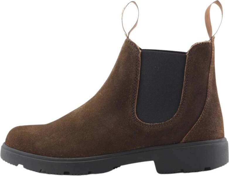 Nature Footwear Mahonie Suède Laars Olie Afwerking Brown Heren