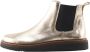 Nature Footwear Metallic Suède Laars Yellow Dames - Thumbnail 1