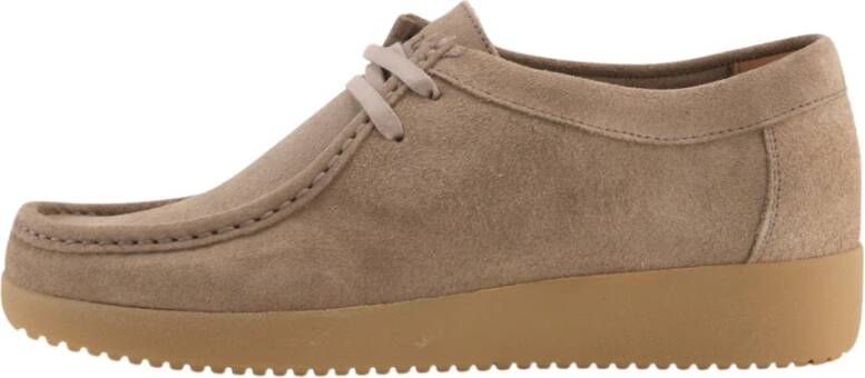 Nature Footwear Moonrock Suède Schoenen Beige Dames