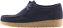 Nature Footwear Navy Suède Schoenen 1031-056-004 Blue Dames - Thumbnail 1