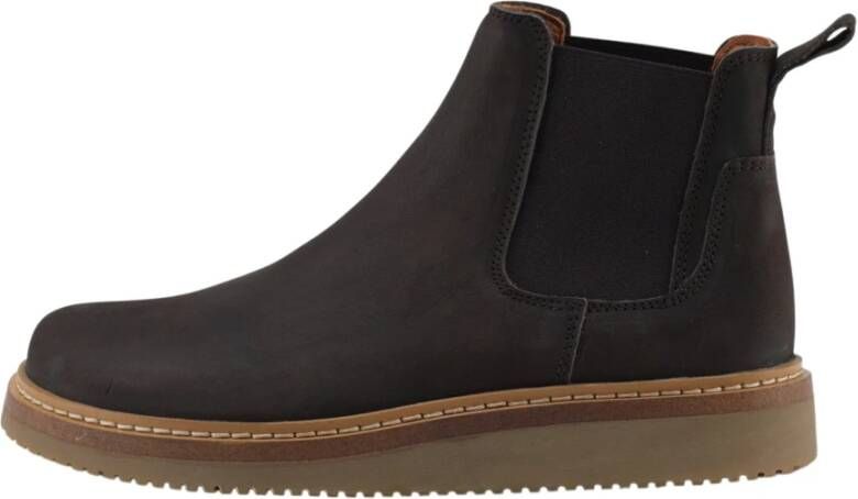 Nature Footwear Nubuck Bison Laars Gry Stijl Brown Dames