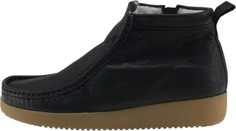 Nature Footwear Sofia Gevoerde Laars Oily Nubuck Black Dames