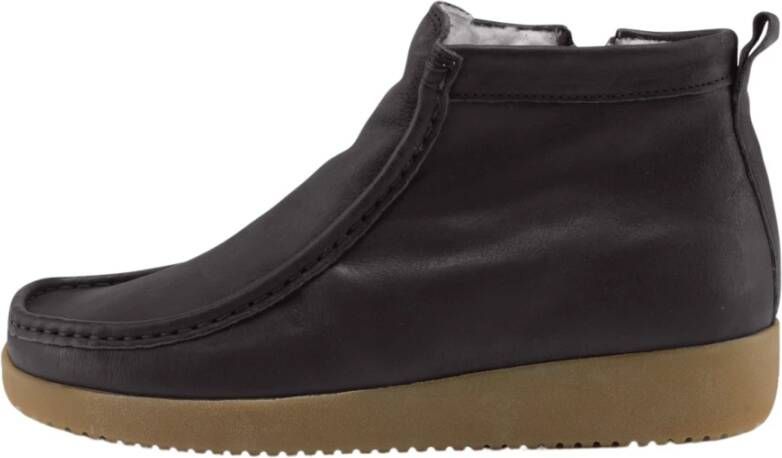 Nature Footwear Warmgevoerde Laars Nubuck Bison Brown Dames